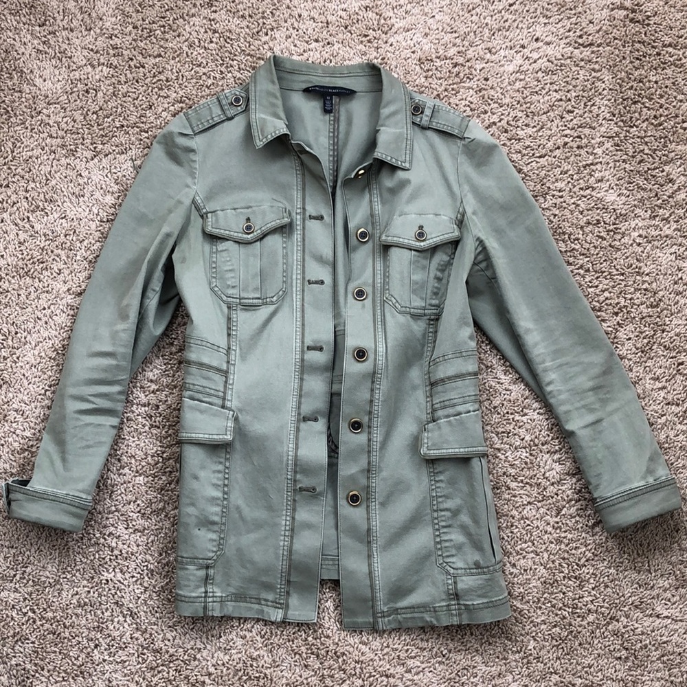 White House Black Market Olive Jacket